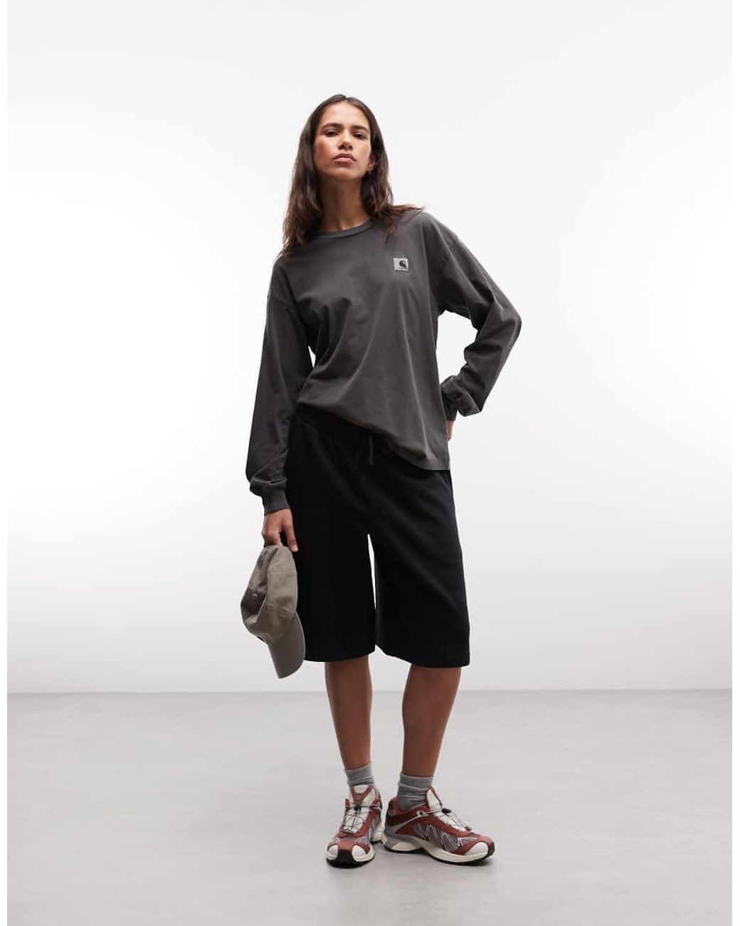 Carhartt Gray Nelson Long Sleeve T-Shirt