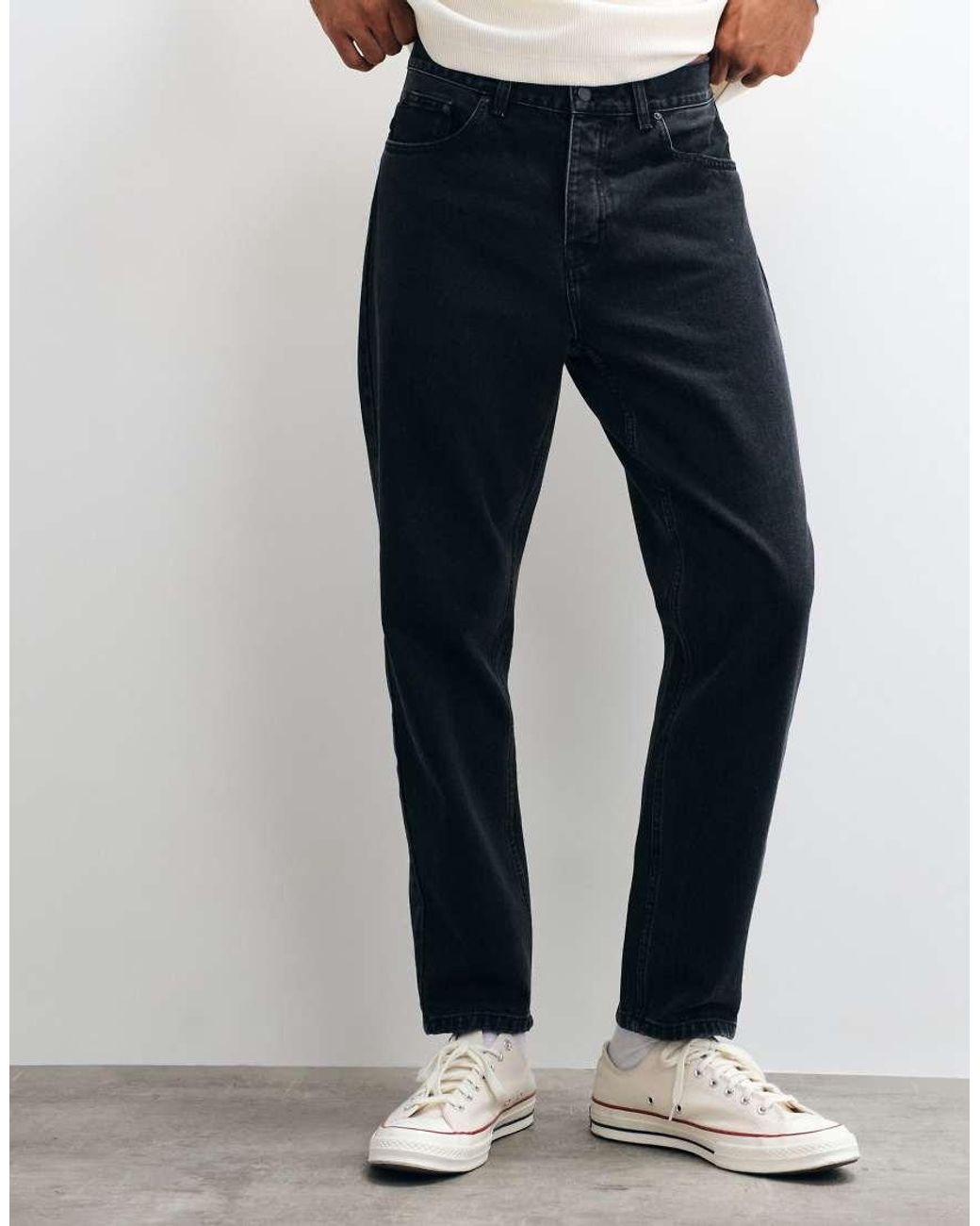 Carhartt Blue Newel Relaxed Tapered Fit Jeans for men