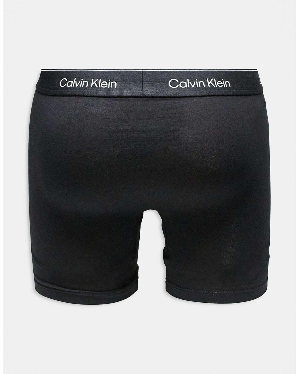 Calvin Klein Black Icon Cotton Stretch 5 Pack Boxer Briefs for men