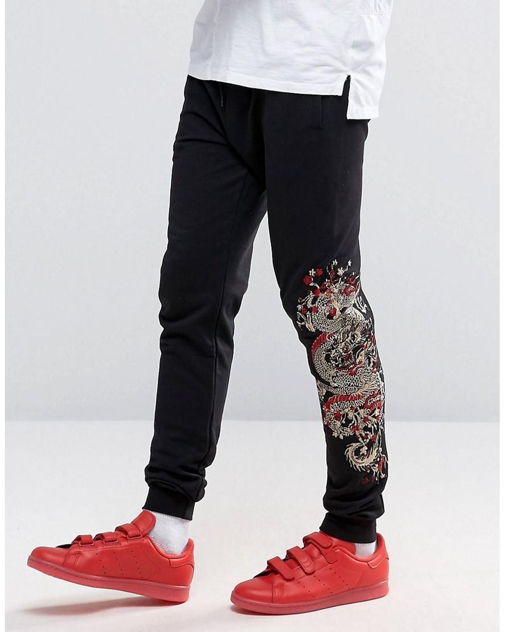 Criminal Damage Cotton Joggers With 