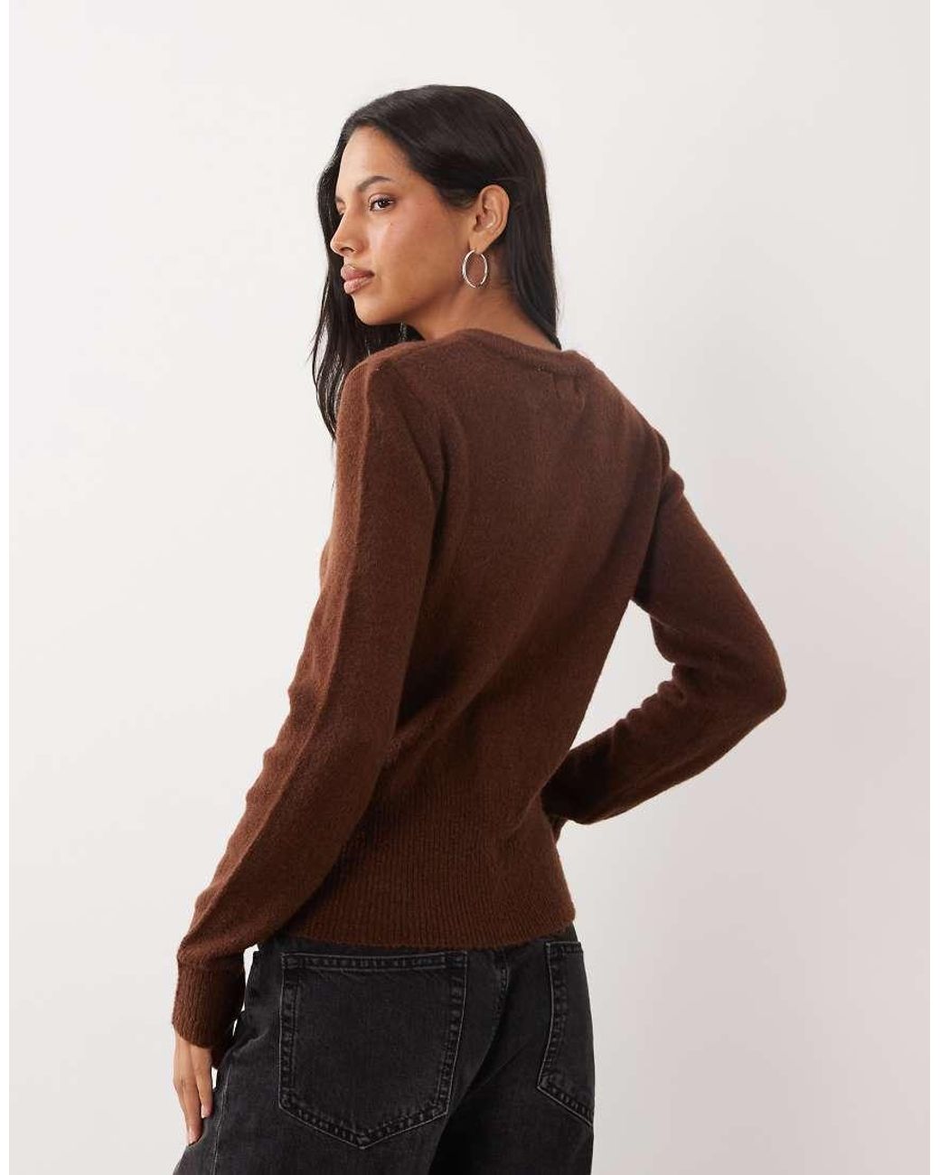 Brave Soul Brown Compact Knit Cardigan