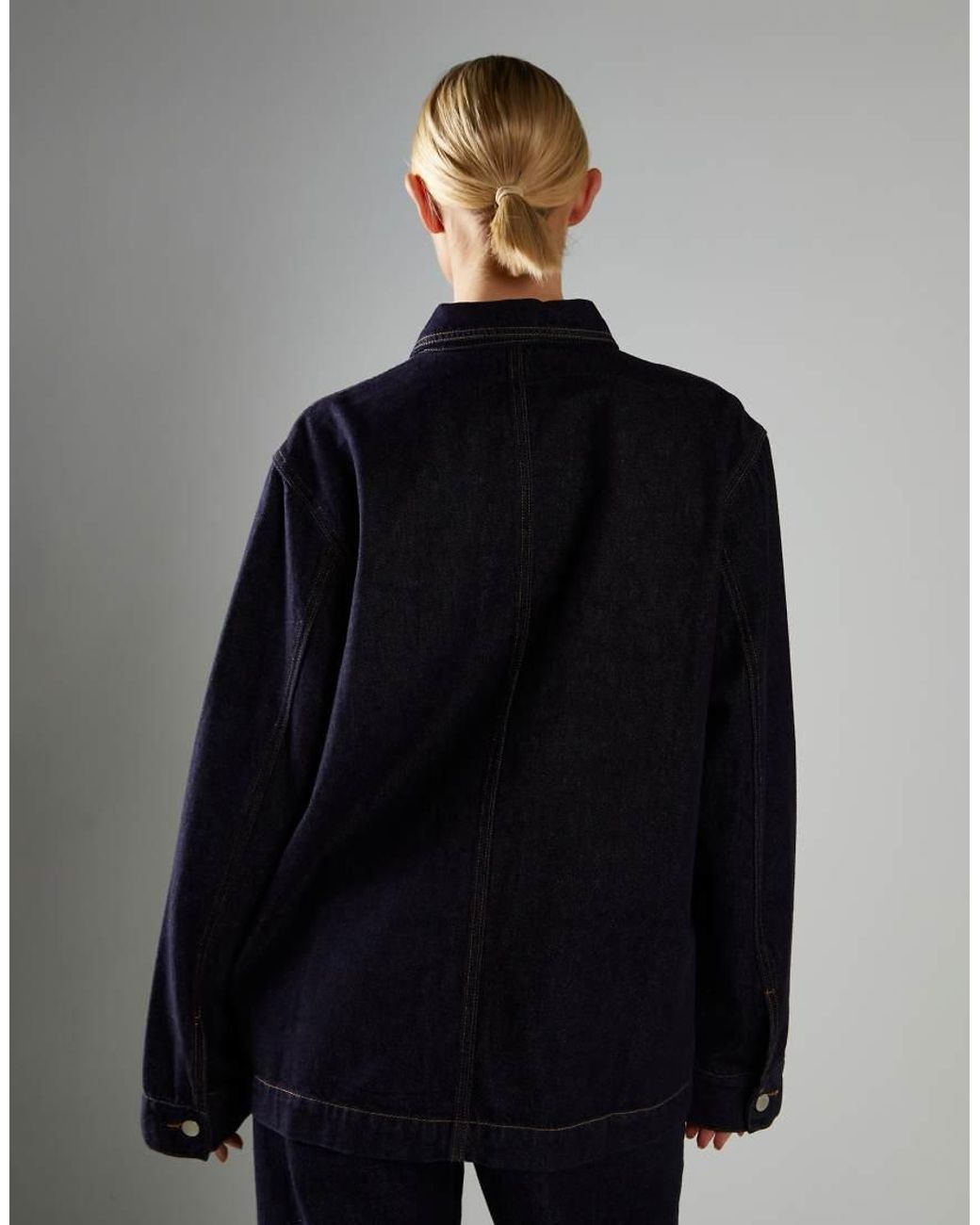 Glamorous Blue Patch Pocket Denim Jacket