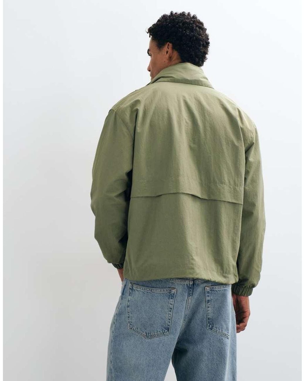 Lacoste Green Water Repellent Windbreaker Jacket for men