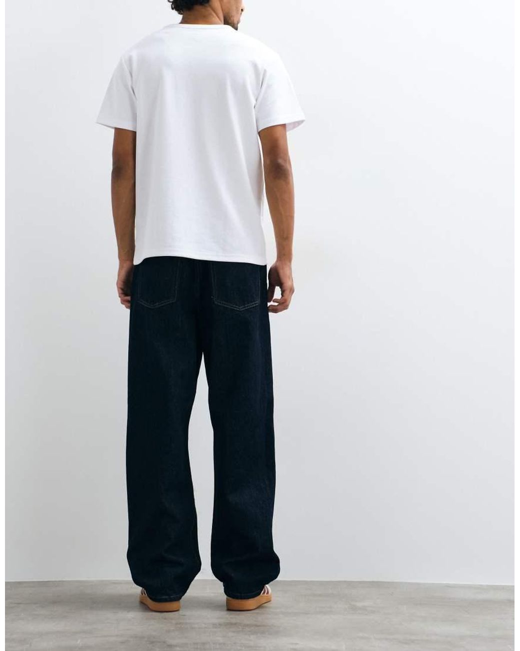 Only & Sons Blue Fade Loose Fit Jeans for men