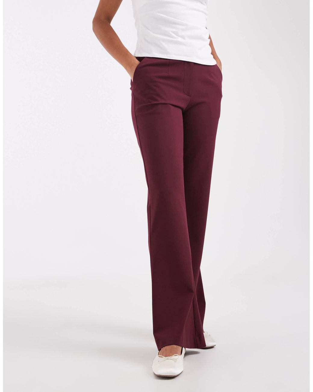 ASOS Red Tailo Snatch Flare