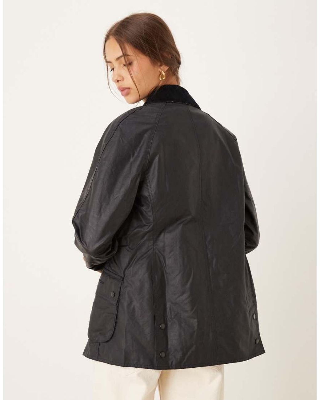 Barbour Blue Beadnell Wax Jacket