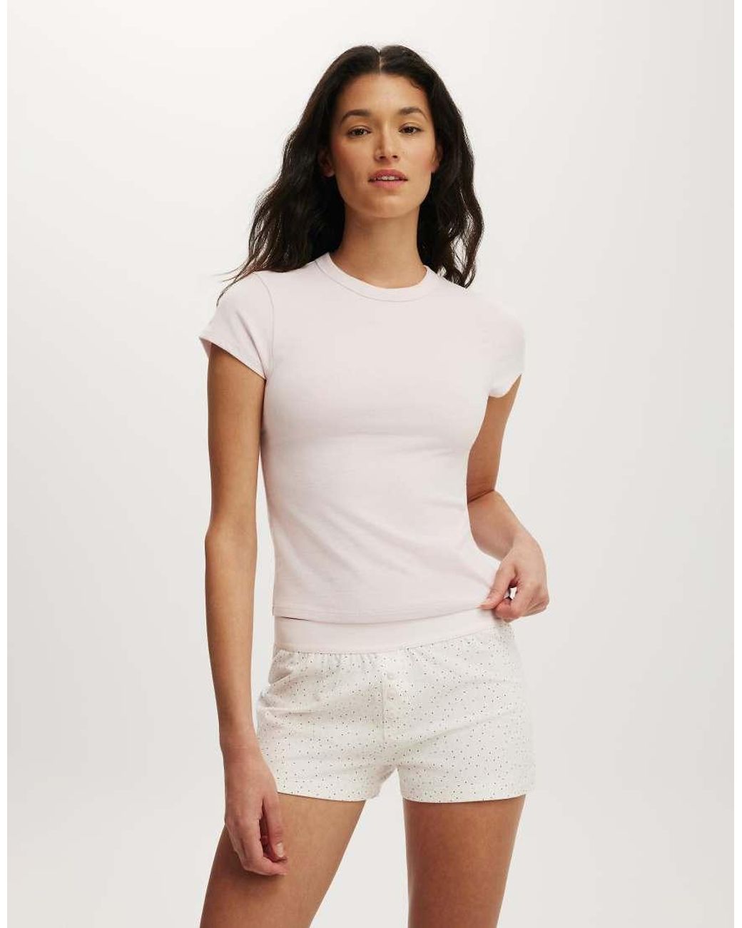 Cotton On White Dreamy Soft Baby Tee