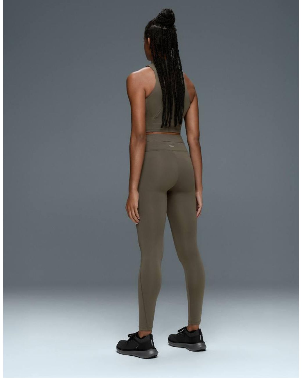 Oysho Black Rapid Dry High-Rise Pocket Leggings