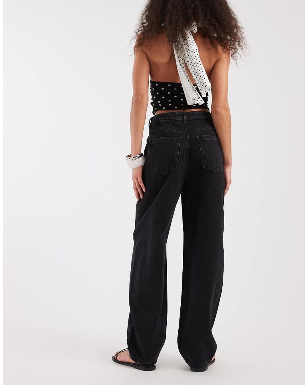 New Look Blue Tapered Barrel Leg Jeans