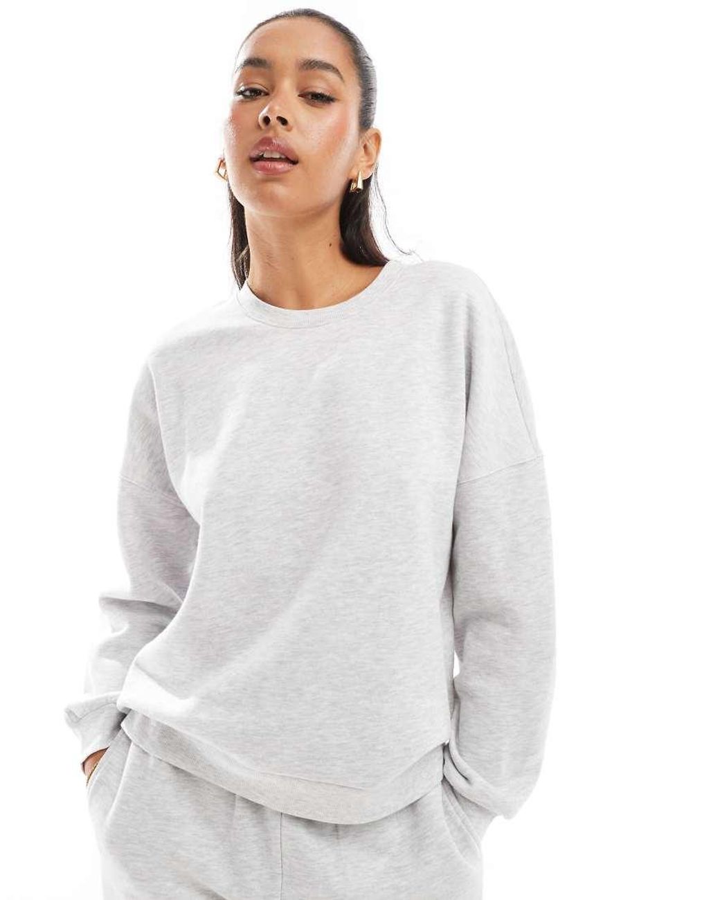 Vero Moda Oversized Sweatshirt in het White
