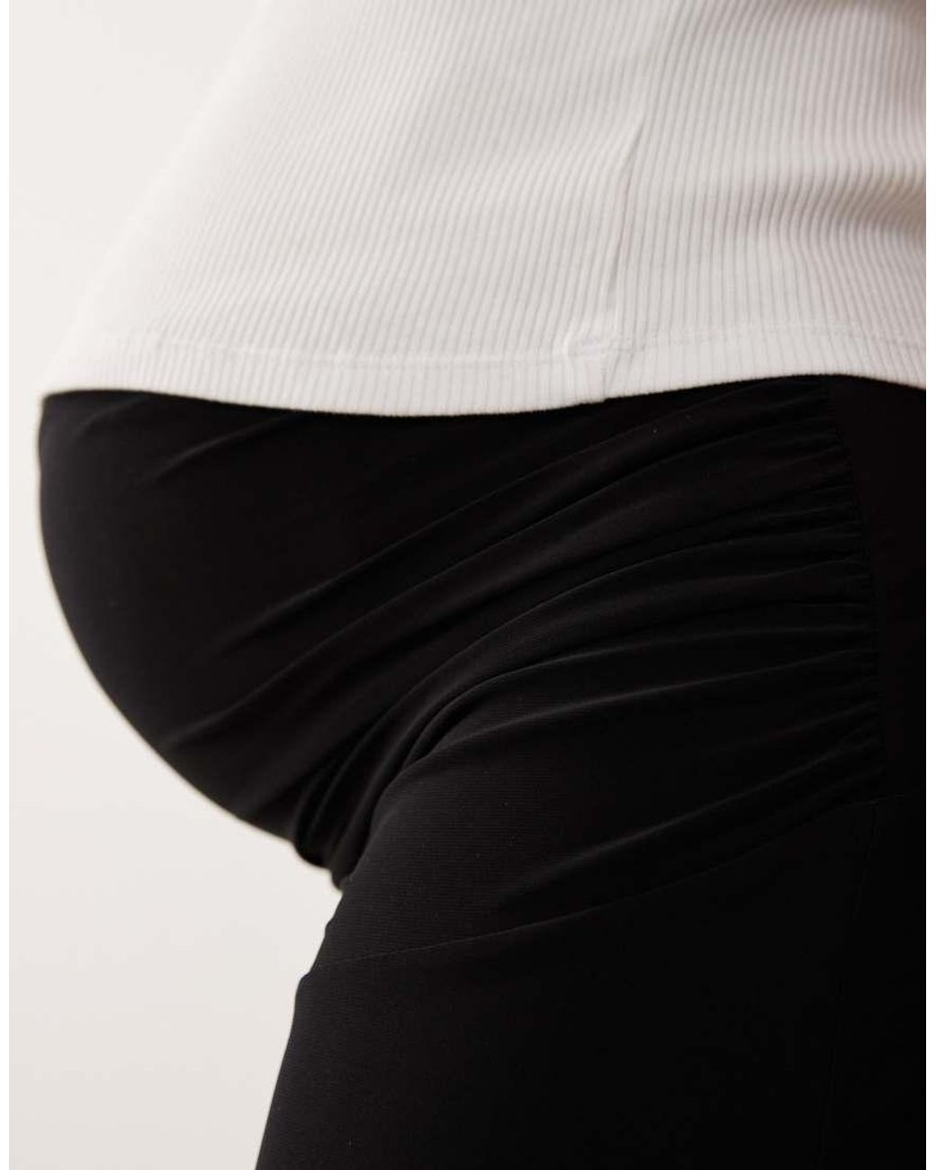 ASOS Blue Asos Design Maternity Modal Slinky Column Maxi Skirt