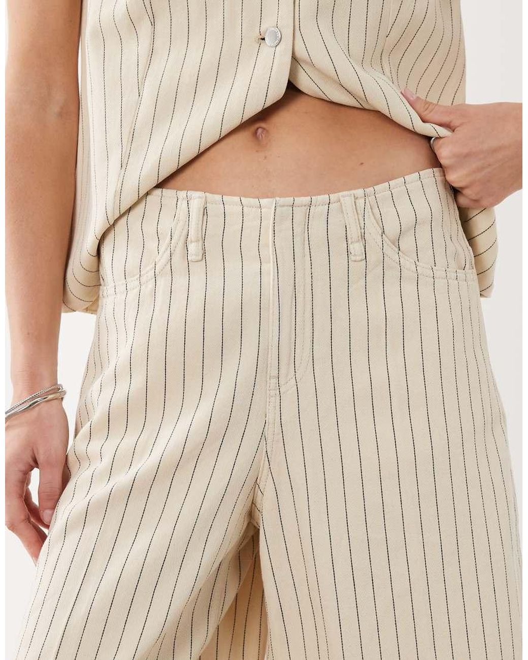 Mango Natural Tony Denim Bermuda Short Co-Ord
