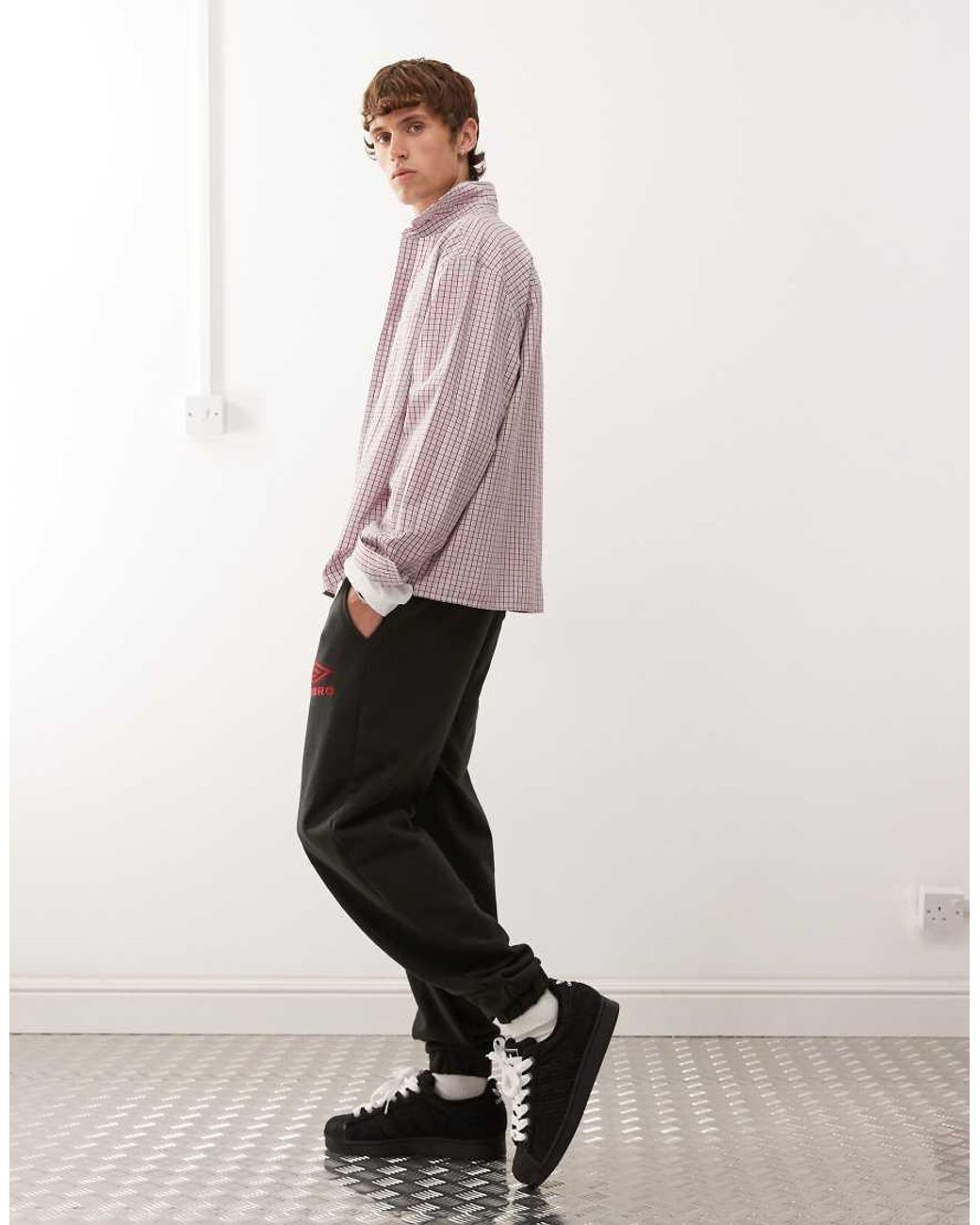 Umbro Pink Iconic jogger for men