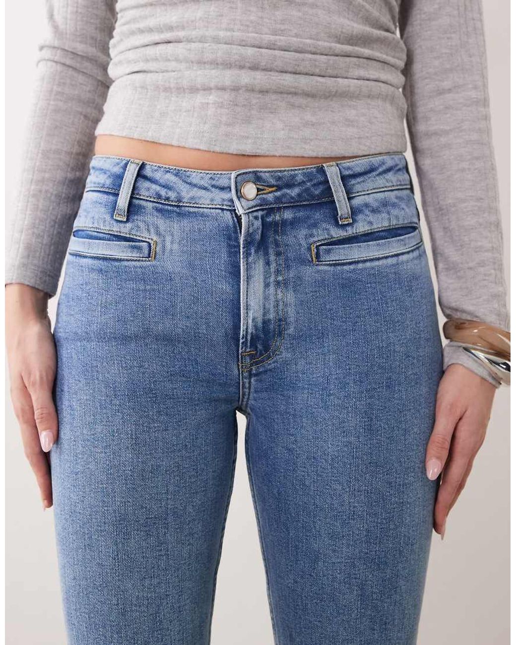 Gant Blue Stretch Flare Jeans