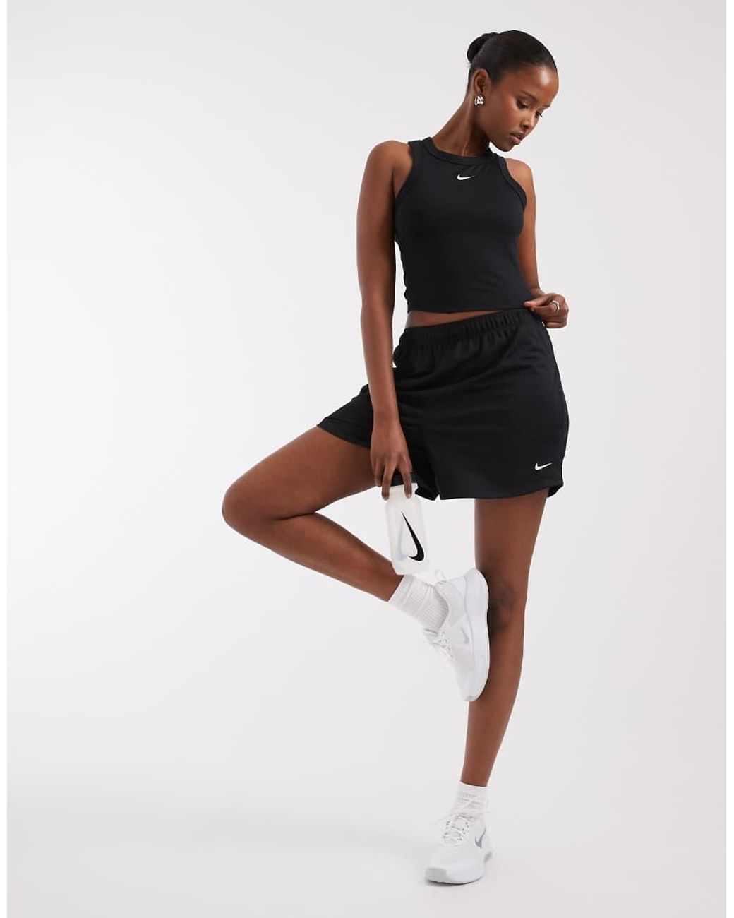 Nike Black One Dri-fit Cropped Vest