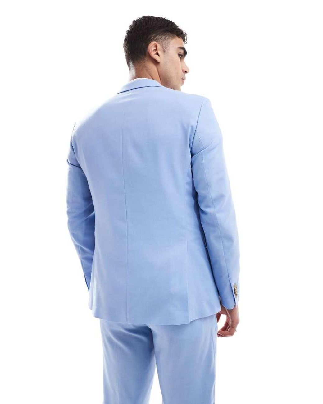 Jack & Jones Blue Super Slim Suit Jacket for men