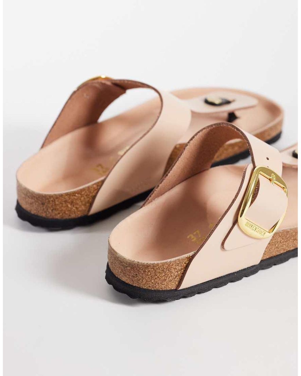 Birkenstock Natural Gizeh High Shine