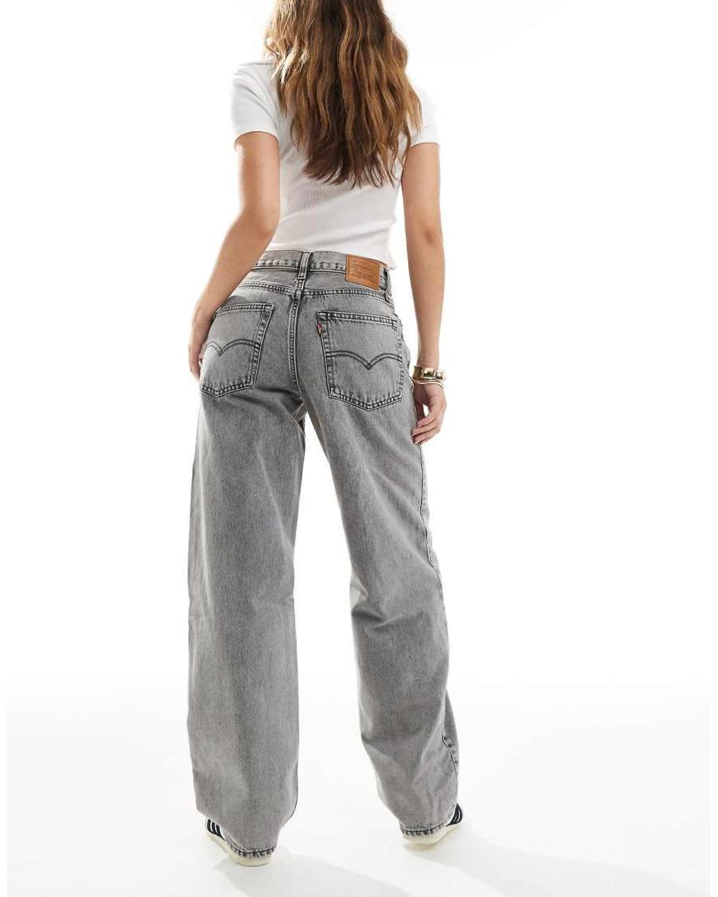 Levi's Gray baggy Dad Jeans