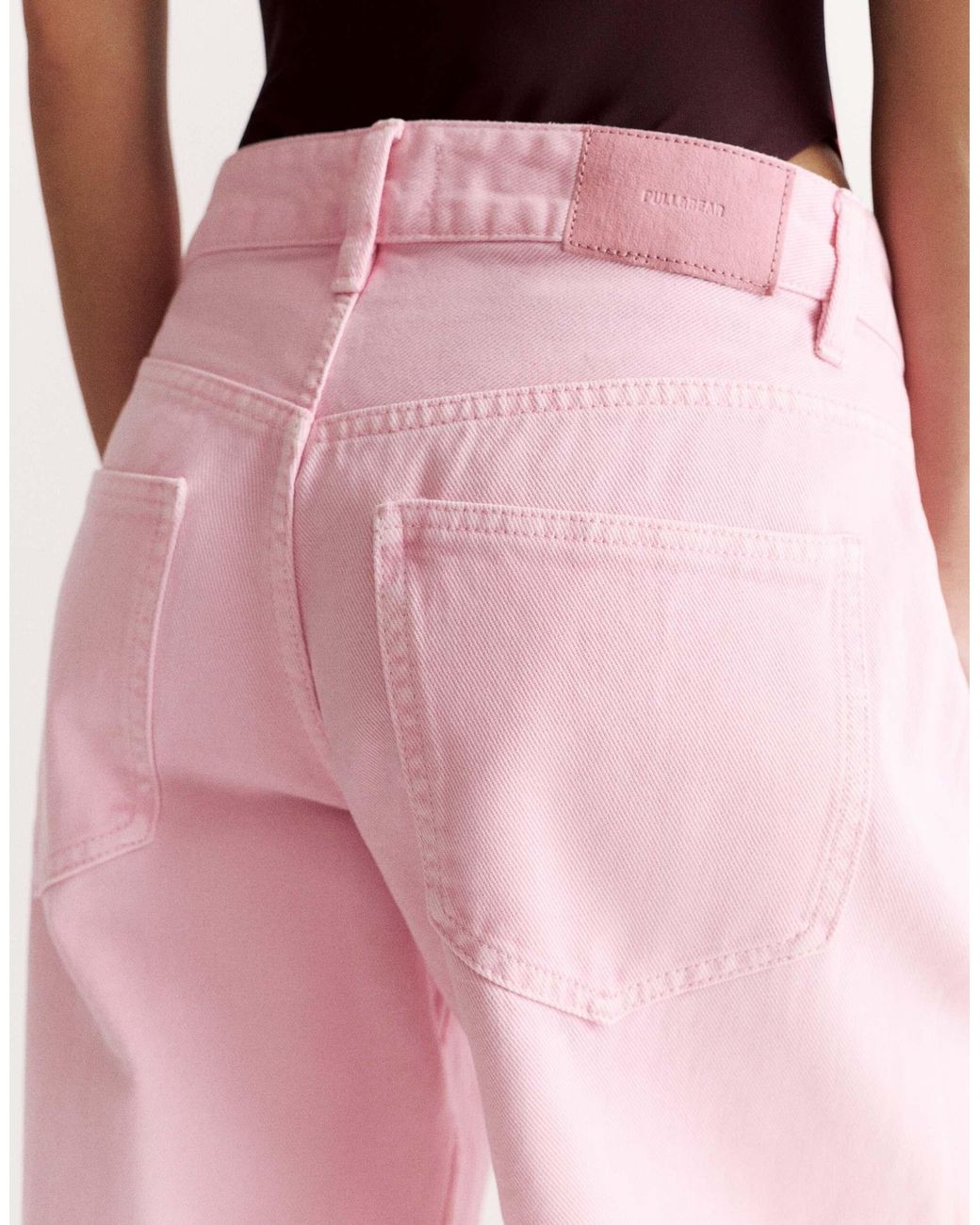 Pull&Bear Pink – barrel-jeans