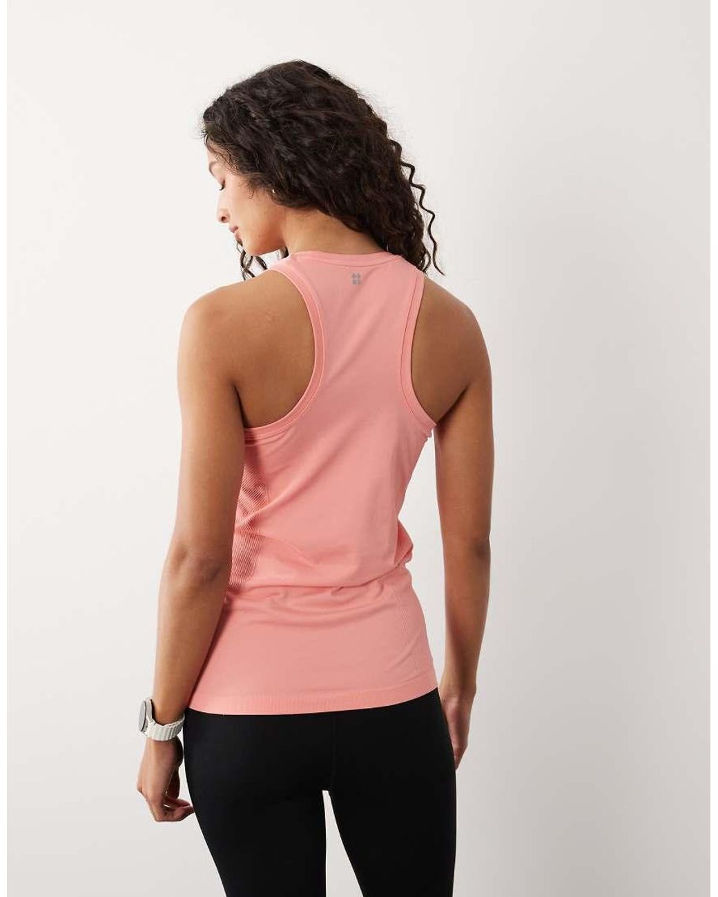 Sweaty Betty Pink Athlete Seamless Workout Tank Top