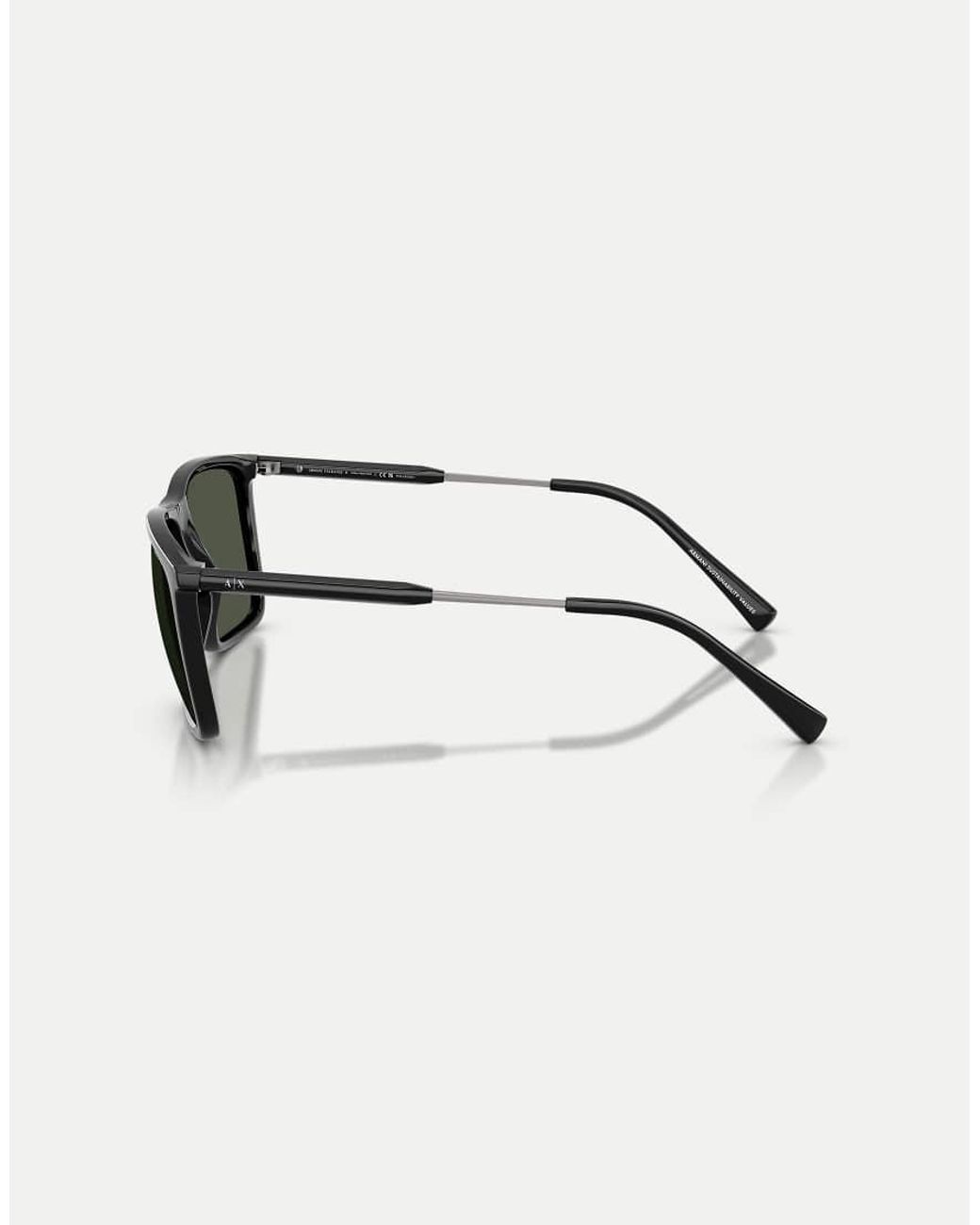 ARMANI EXCHANGE Green Square Polarised Sunglasses With Lens for men