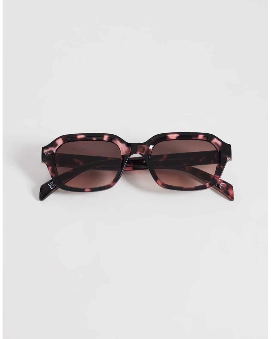 ASOS Natural Slim Square Sunglasses for men