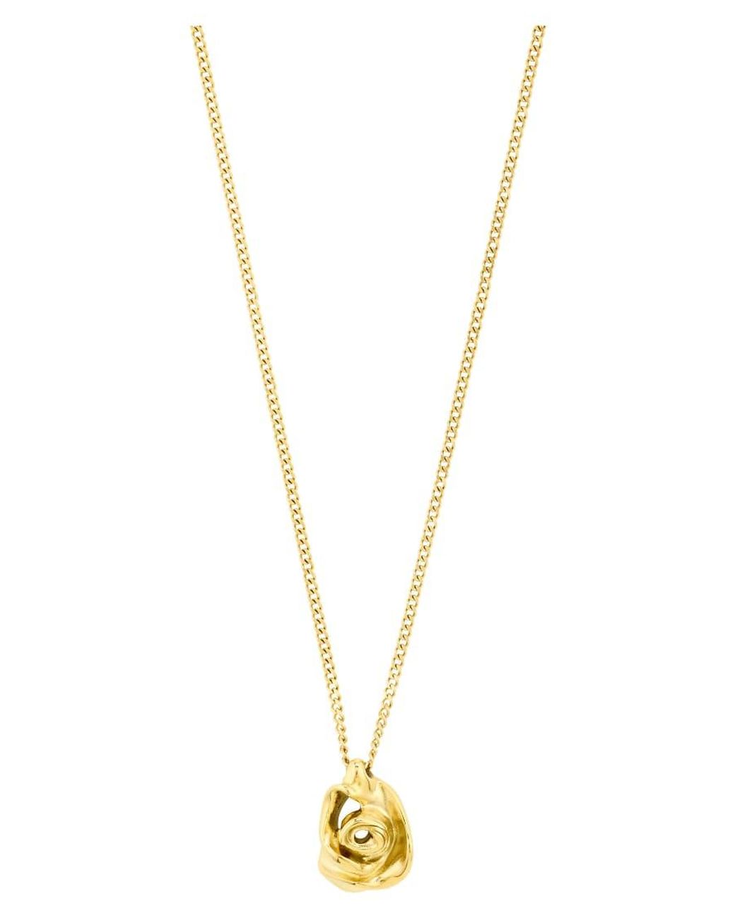 Collar Riyan-Dorado Pilgrim de color Metallic