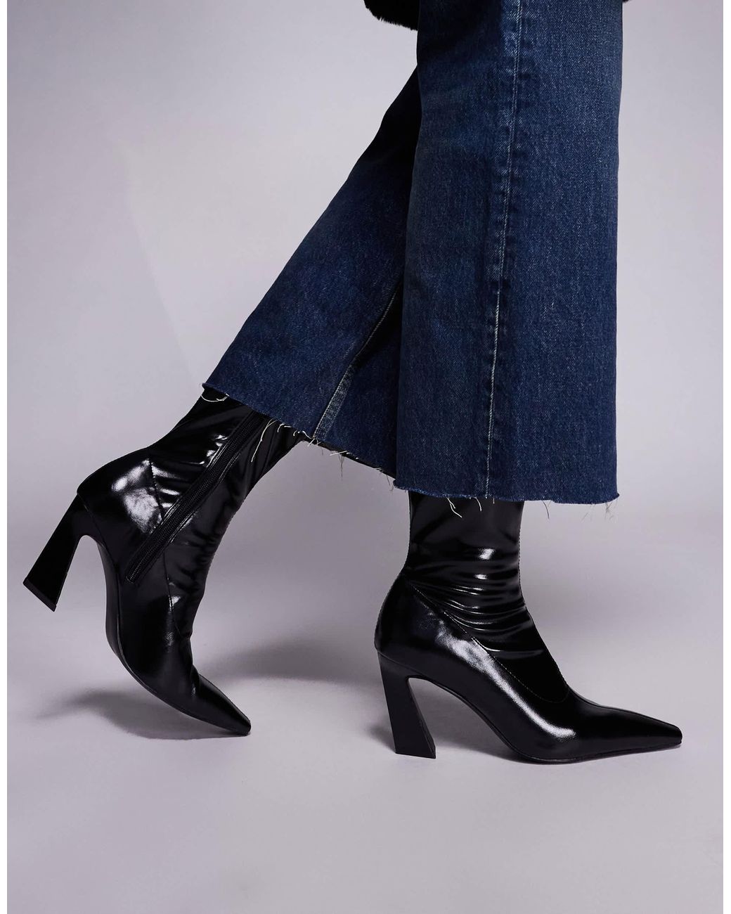 ASOS Blue – ember – ankle-sock-boots
