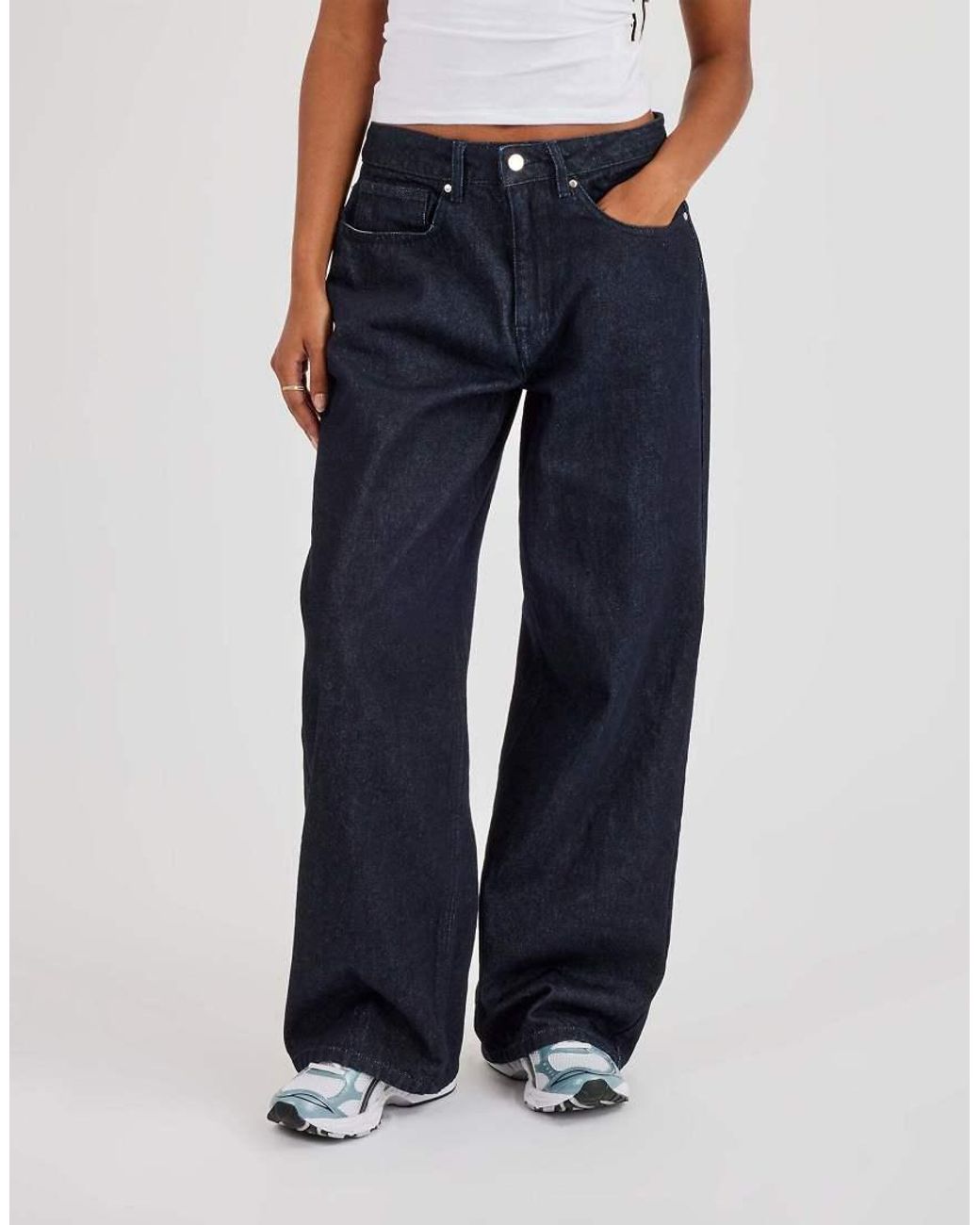 CERNUCCI Blue Low Rise Baggy Jean