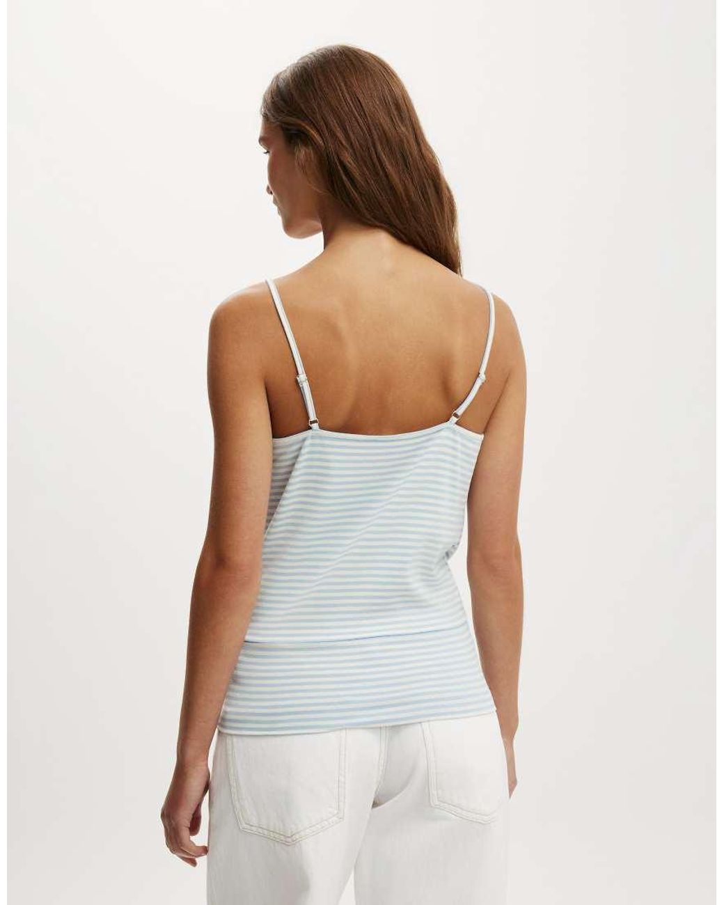 Cotton On White Olivia Basque Cami