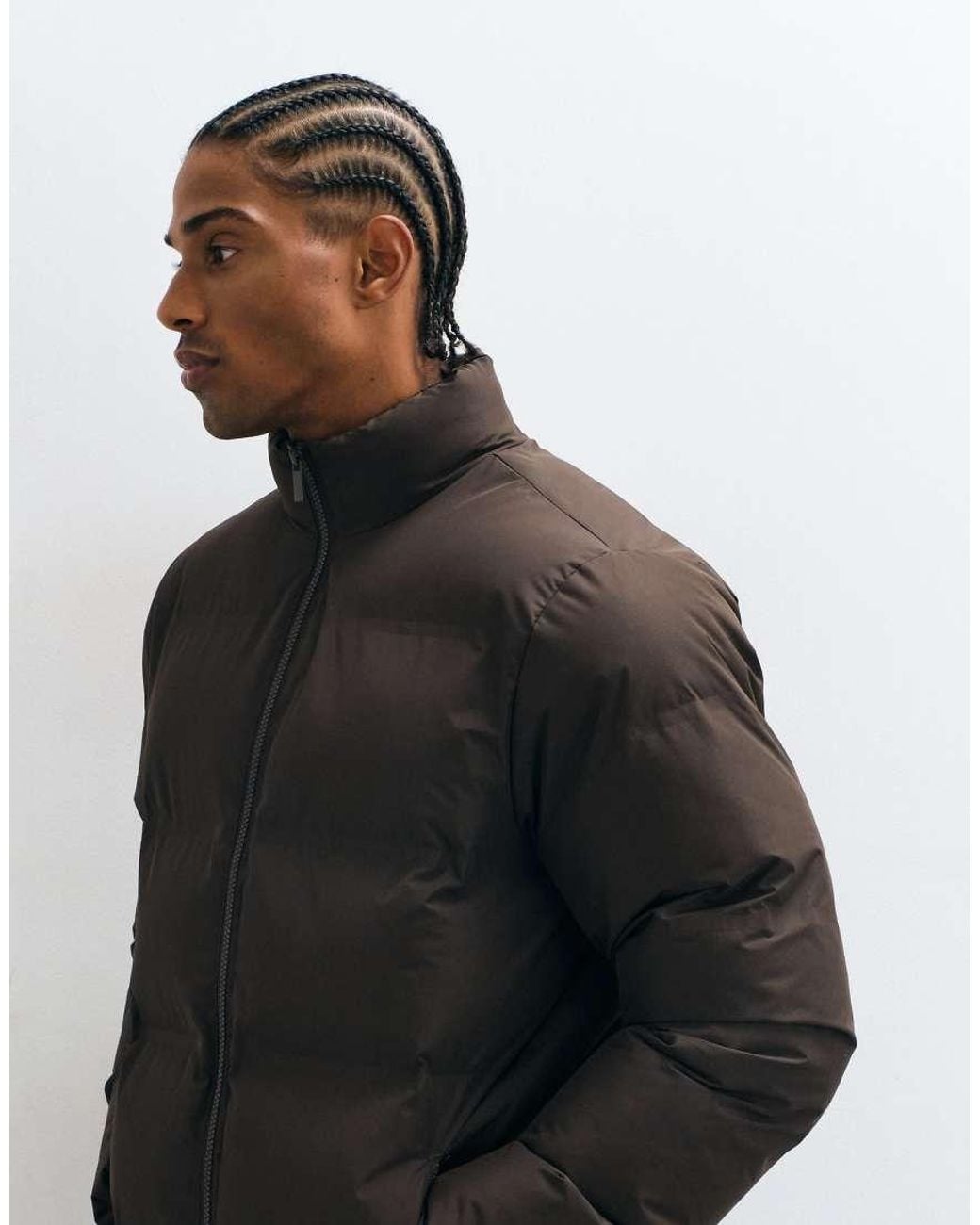 New Look Black Puffer Jacket for men