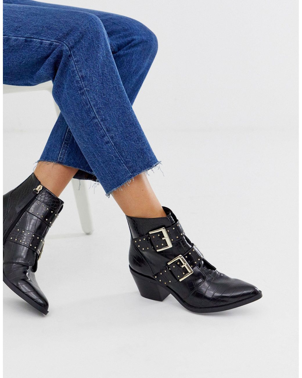 Literatura Barricada Maquinilla de afeitar Botas Stradivarius de color Negro | Lyst