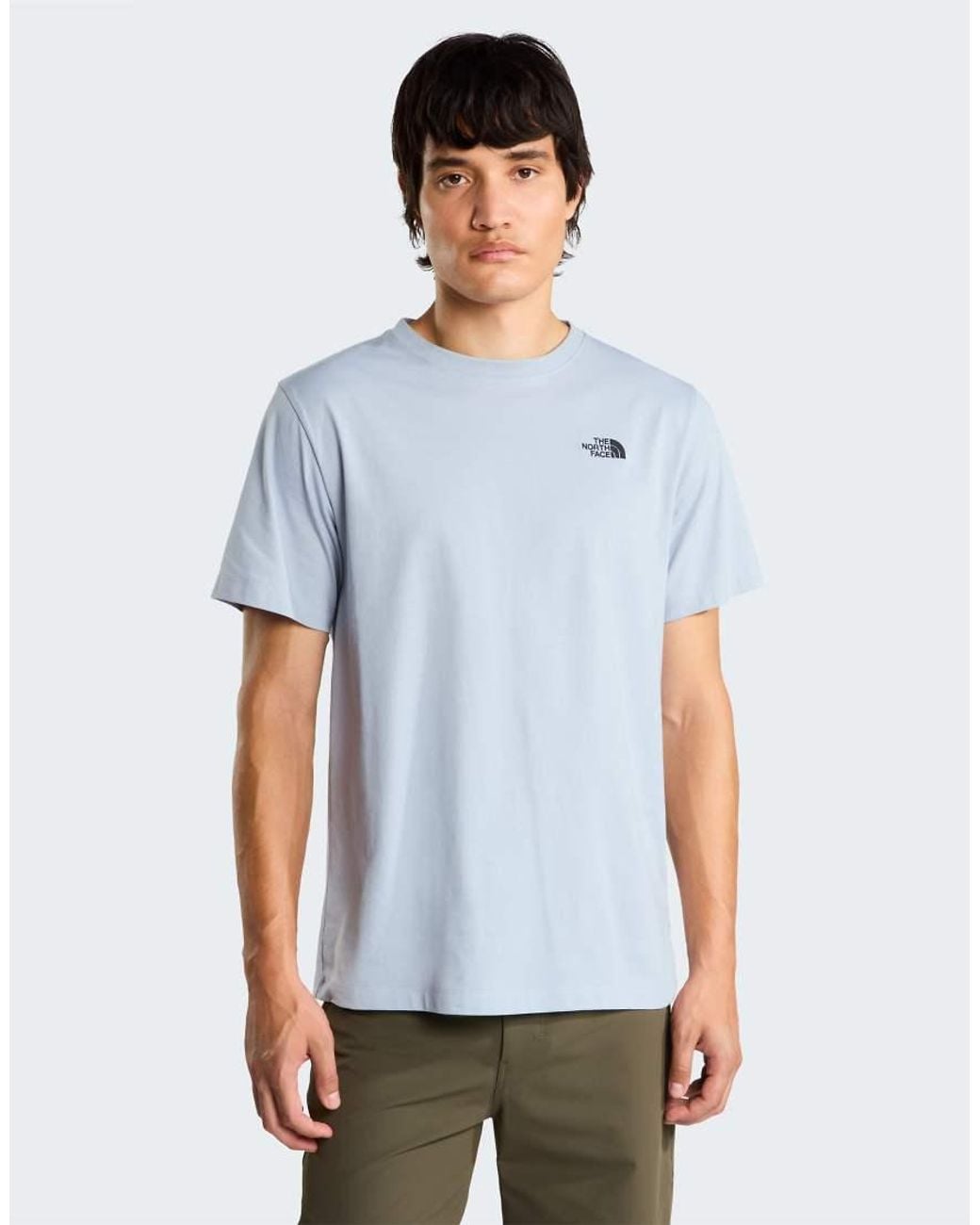 The North Face Blue Evolution Simple Dome Regular T-Shirt for men