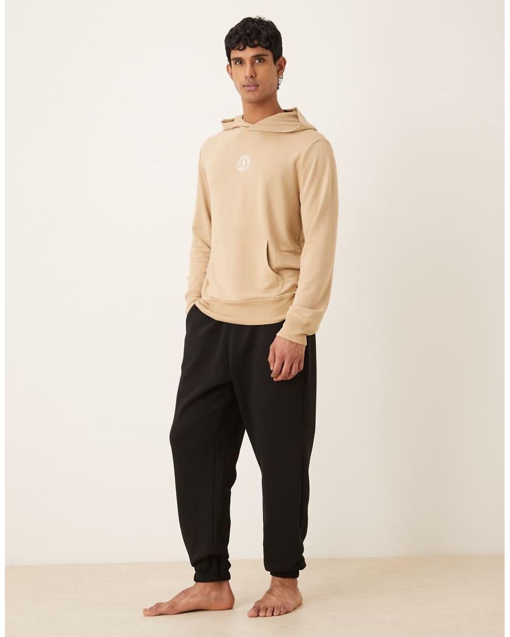 Polo Ralph Lauren Natural Crest Logo Long Sleeve Hoodie Jersey Top for men
