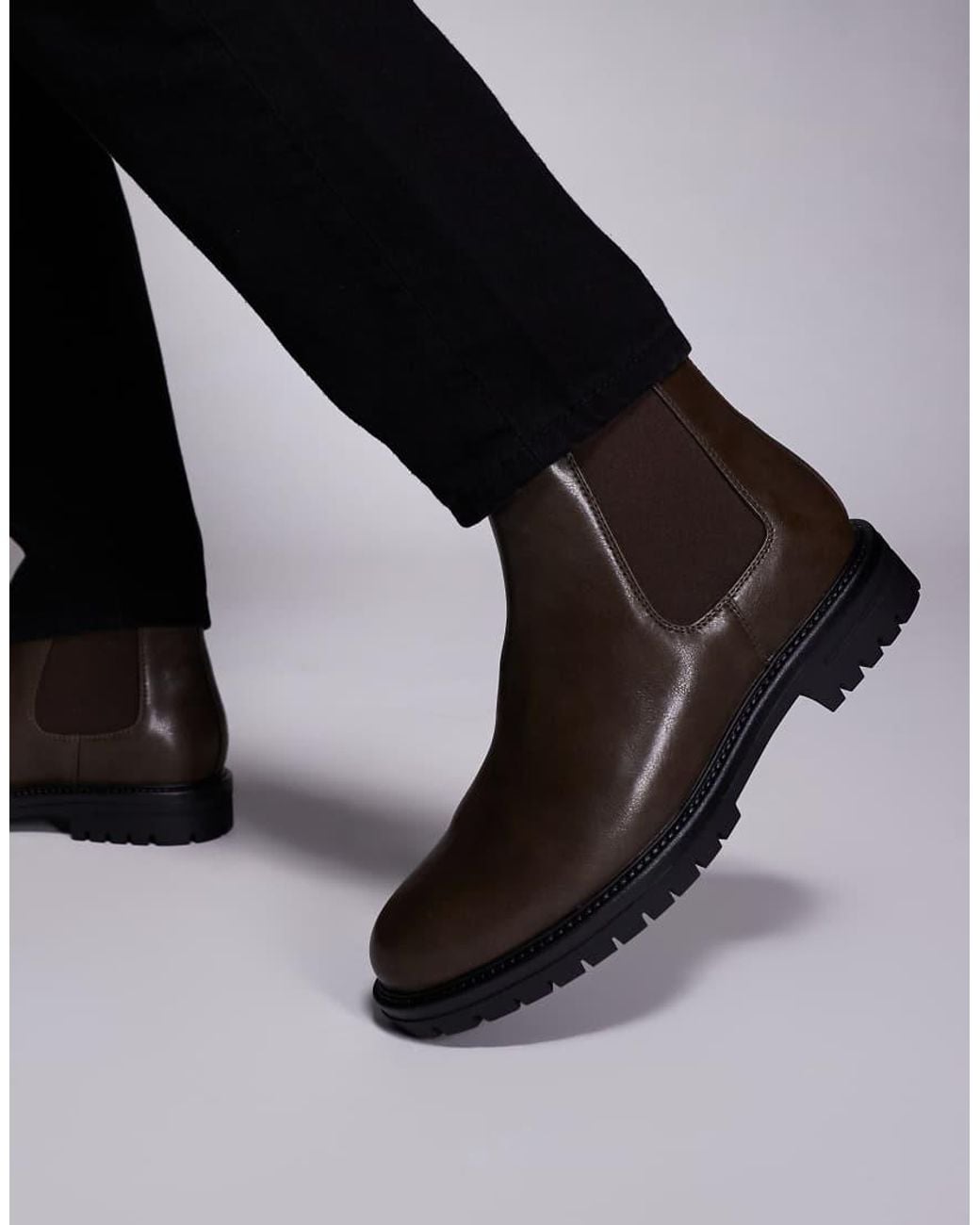 ASOS Black Chelsea Boots for men