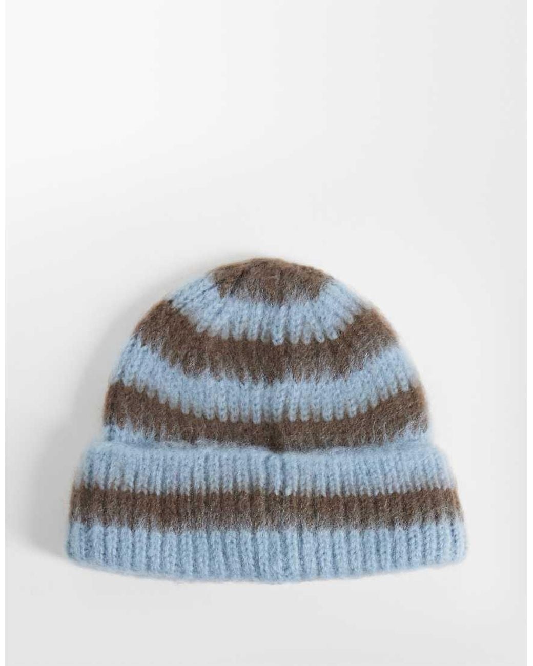 Collusion Blue Fluffy Fisherman Beanie