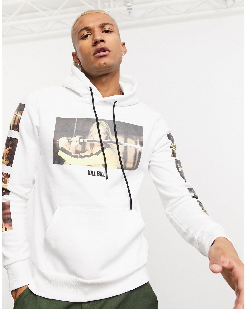 Felpa hotsell bershka bianca