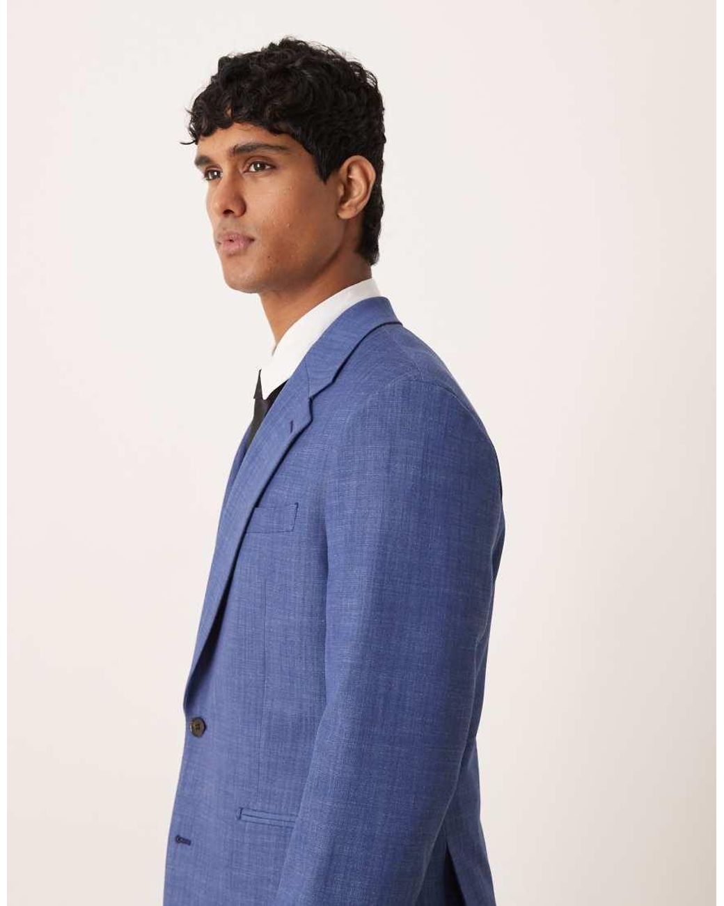 ASOS Blue Skinny Suit Jacket for men