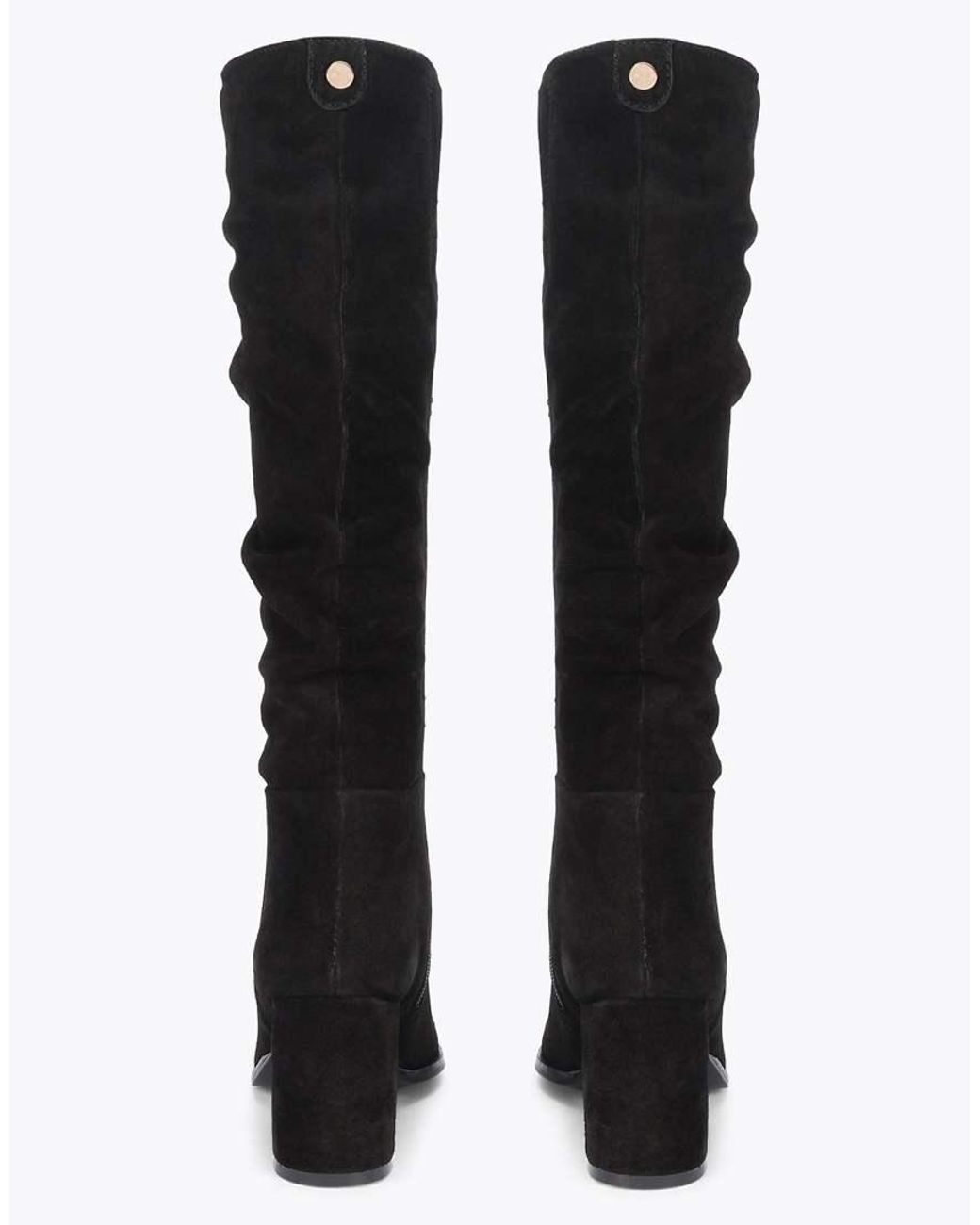 Carvela Kurt Geiger Black Fabbi Slouch Knee Boots