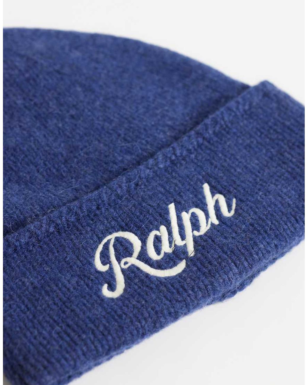 Polo Ralph Lauren Blue Large Logo Beanie for men