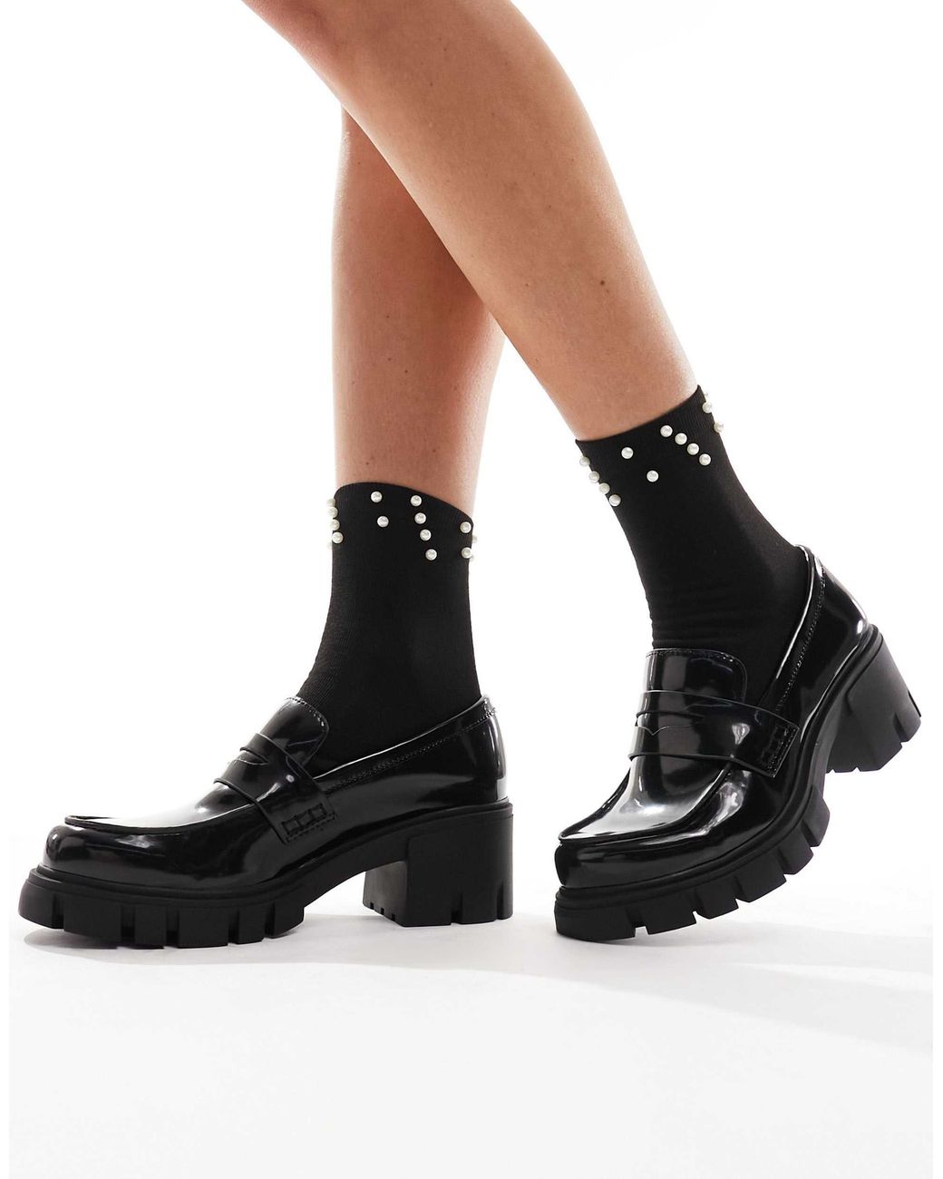 Pull&Bear Black – loafer