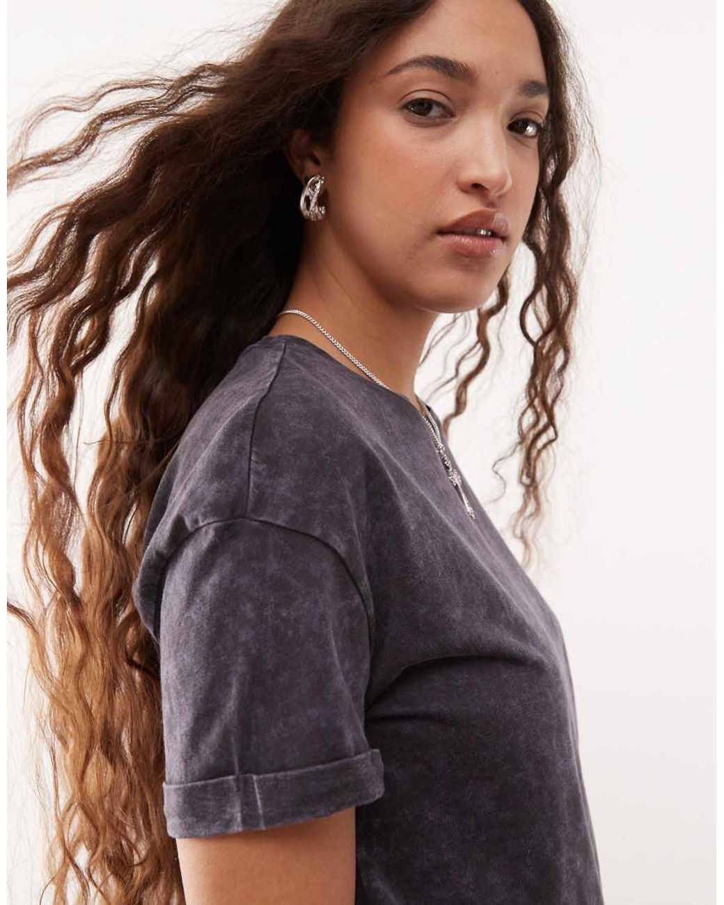 Noisy May Gray Regular Fit T-shirt