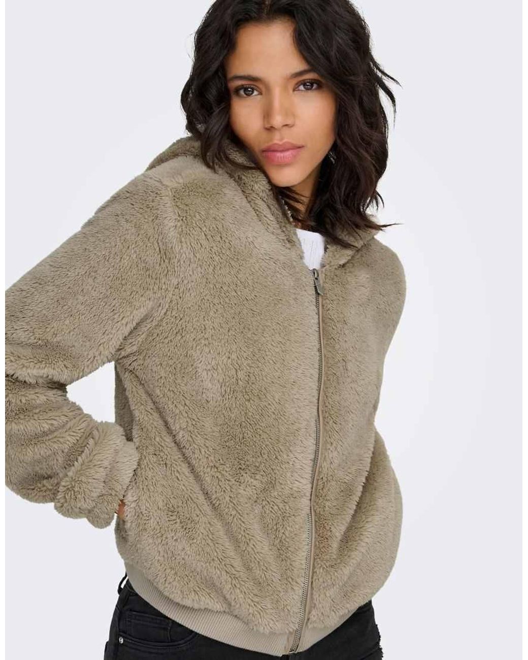 Chaqueta-Gris ONLY de color Natural