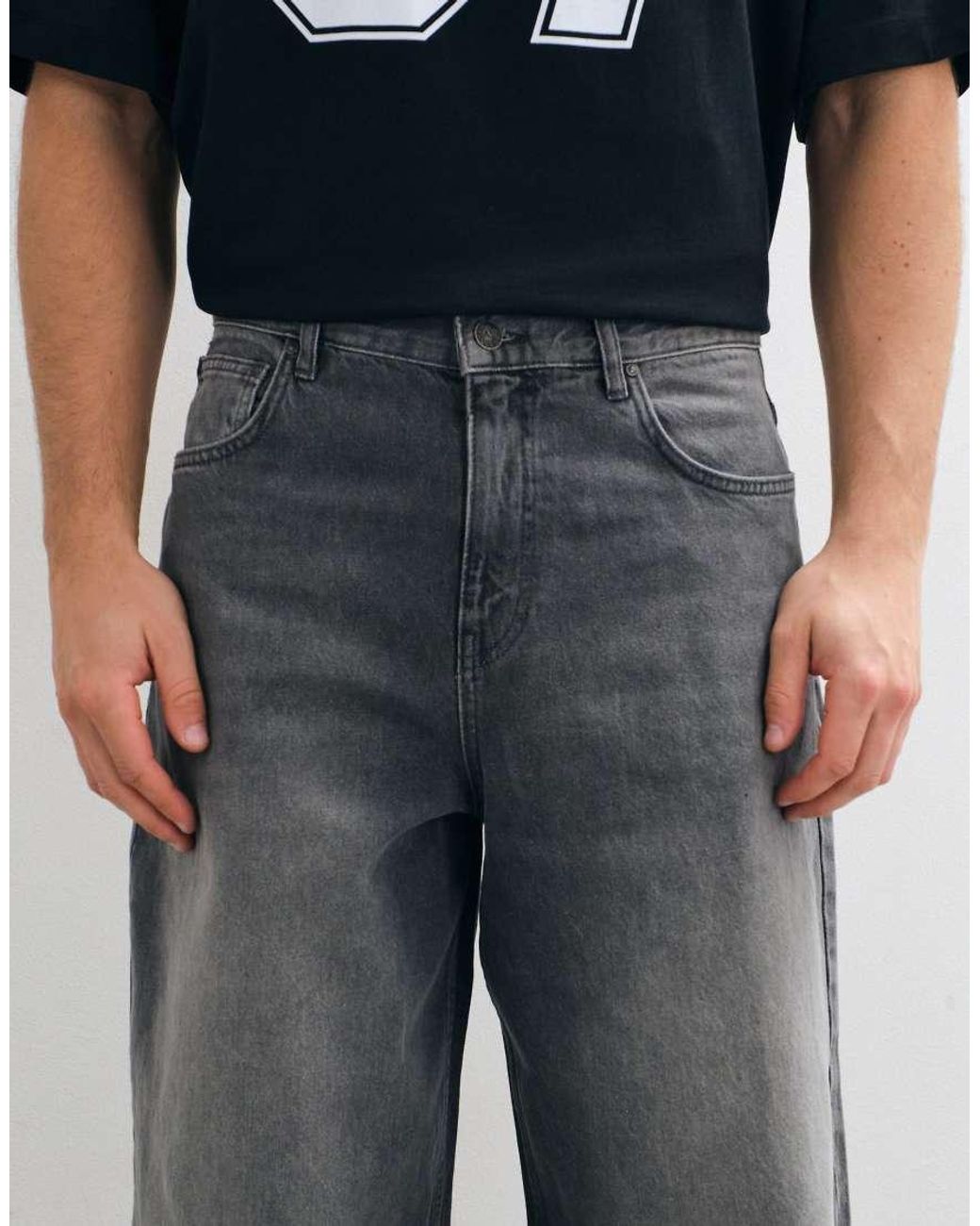 Vaqueros Barrel En Lavado ASOS de hombre de color Blue