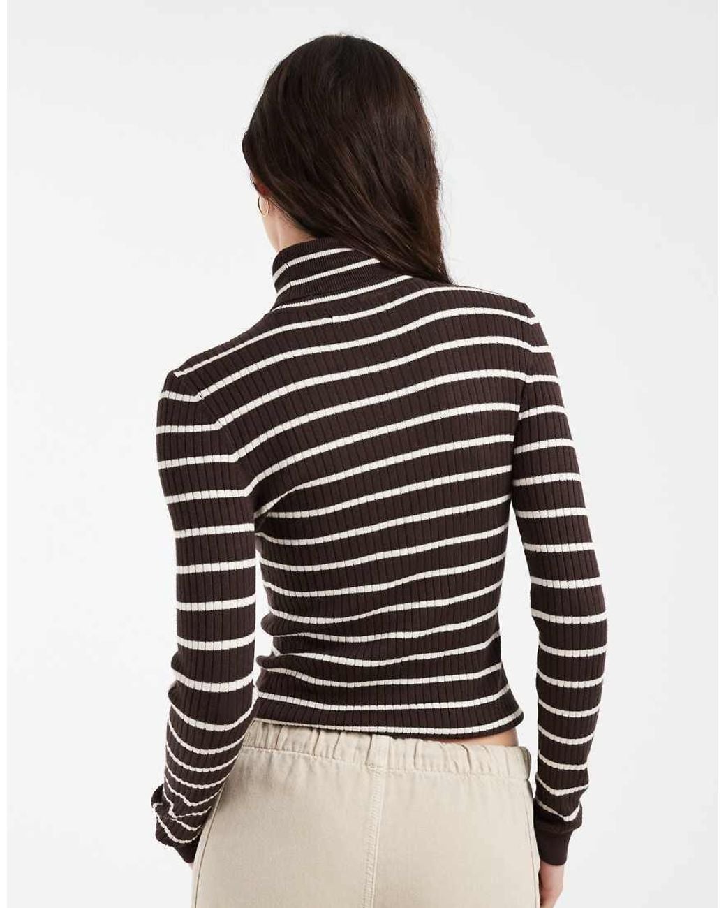 ONLY Brown Rollneck Jumper