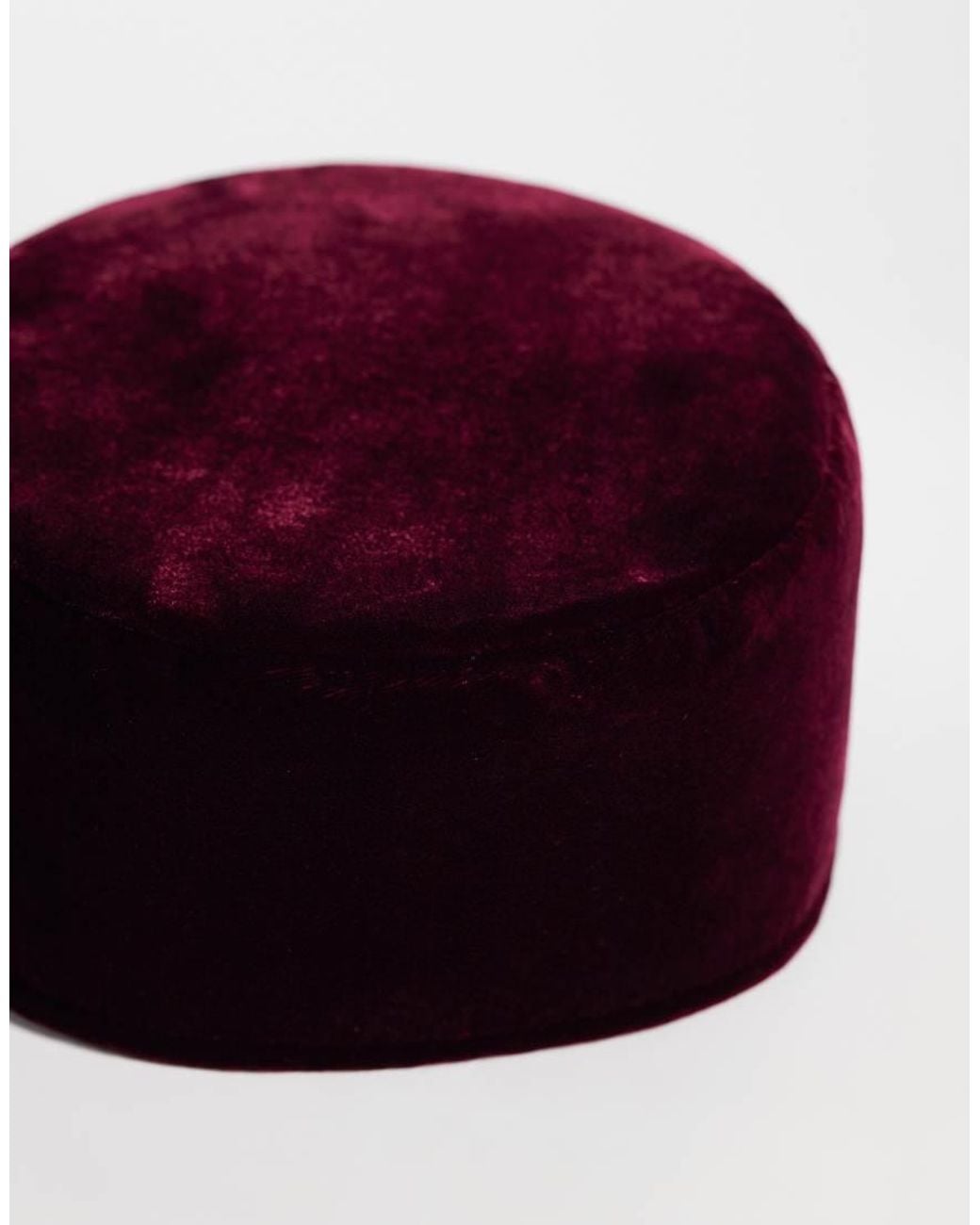 ASOS Pillboxhoed Van Fluweel in het Red