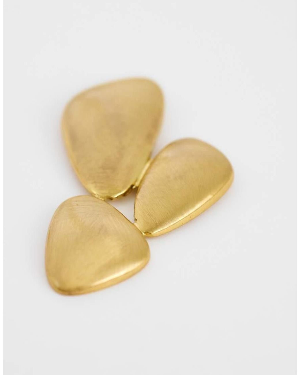 TOPSHOP Metallic Frankie Brushed Earring