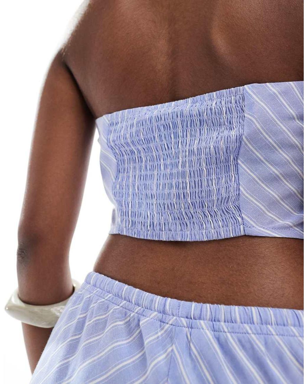 ONLY Blue Scarf Top Co-ord