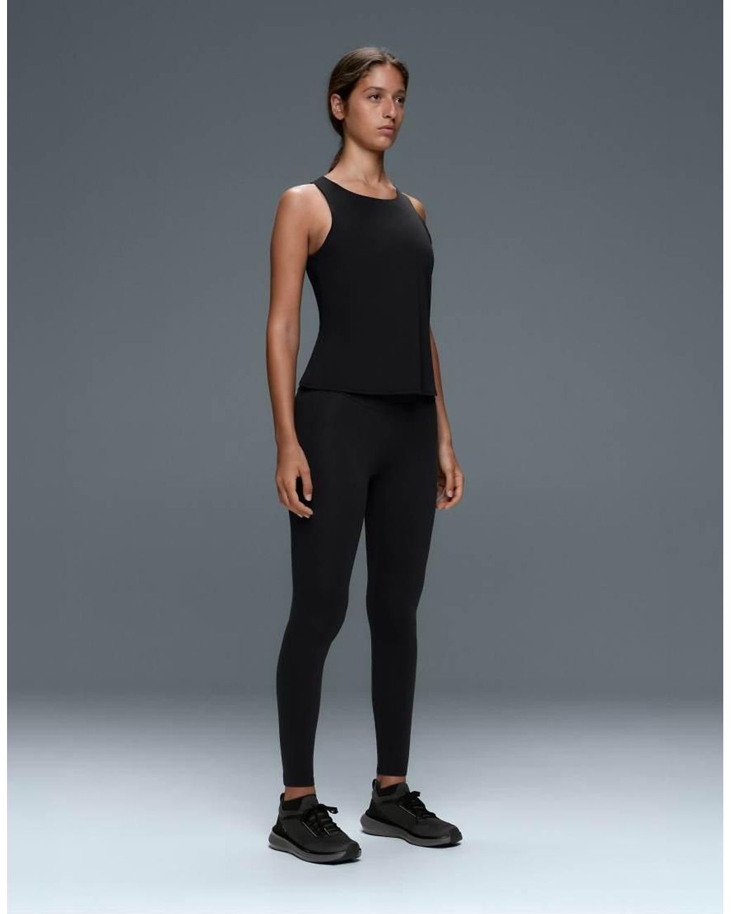 Oysho Black Cross Back Comfortlux T-Shirt