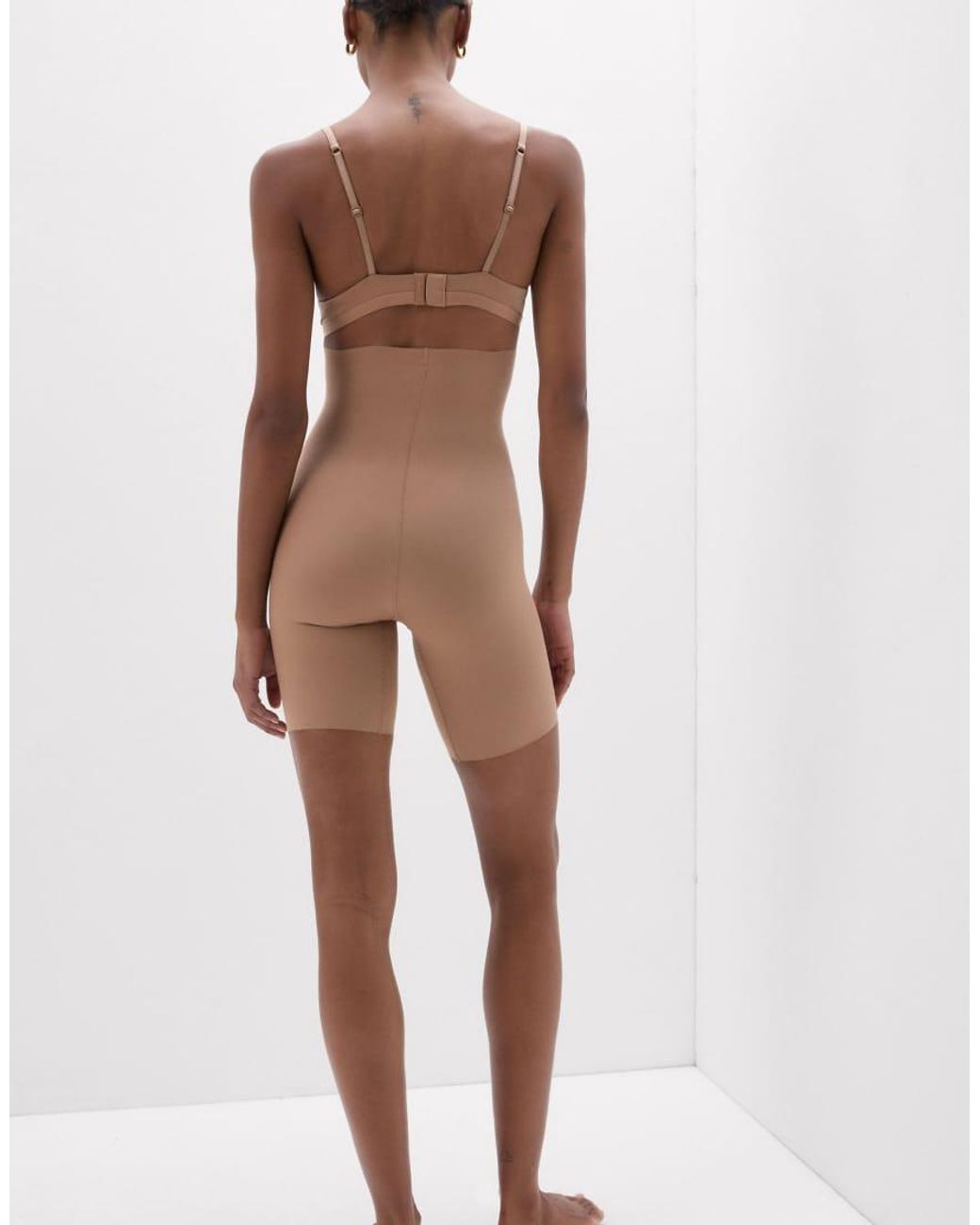 Intimissimi Natural Light Shaping High-Waisted Cotton Shorts